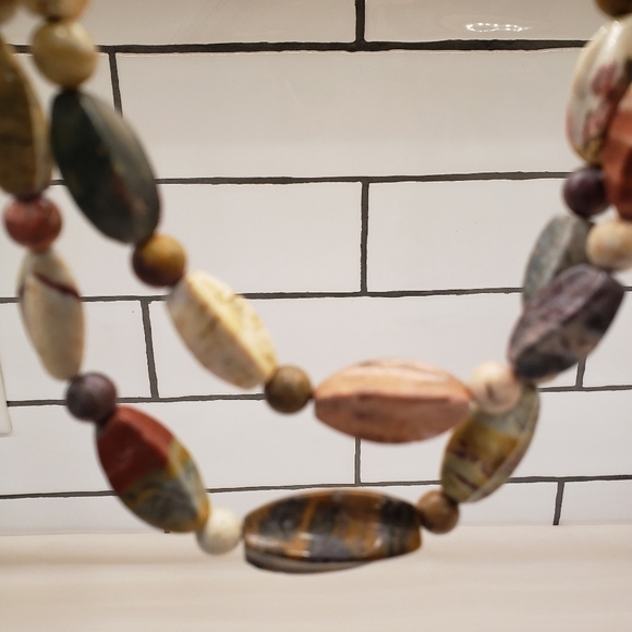 𝅺jay KING multi jasper double strandnecklace - Picture 11 of 13